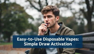 Vapes jetables faciles à utiliser: activation simple de tirage