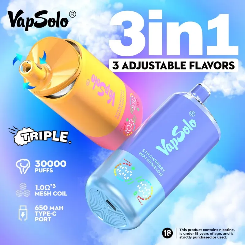 Examen du Vapsolo Triple 30000 Puffs : un aperçu honnête et basé sur des donn...